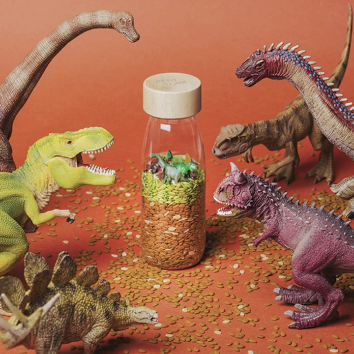 Bouteille sensorielle jurassic