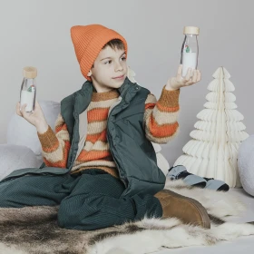 Bouteille sensorielle hiver