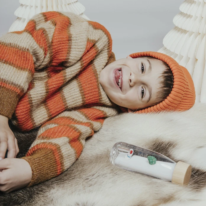 Bouteille sensorielle hiver