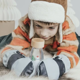 Bouteille sensorielle hiver