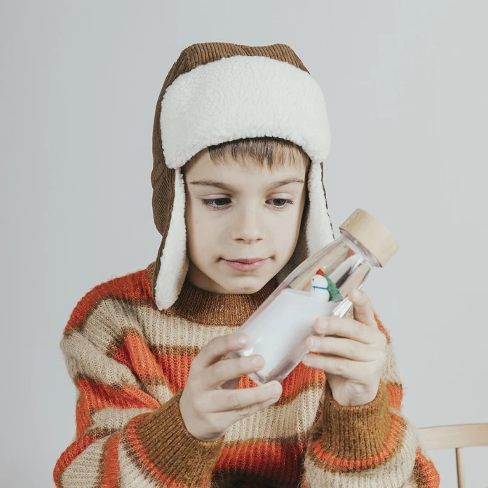 Bouteille sensorielle hiver