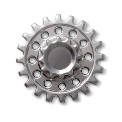 Fidget gear spinner métallique