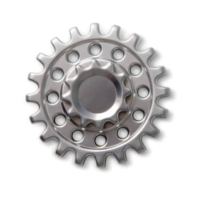Fidget gear spinner métallique