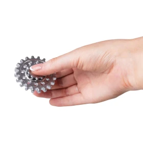 Fidget gear spinner métallique