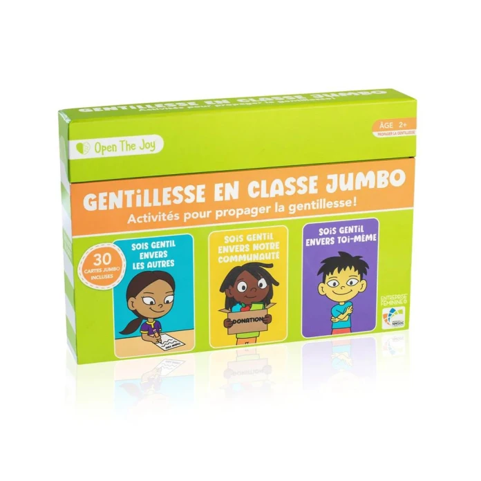 Cartes de gentillesse en classe jumbo