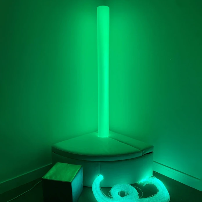 Colonne à bulles LED 180 cm - sans eau