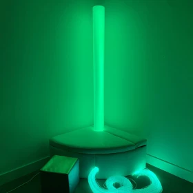 Colonne à bulles LED 180 cm - sans eau