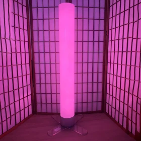 Colonne à bulles LED 120 cm - sans eau