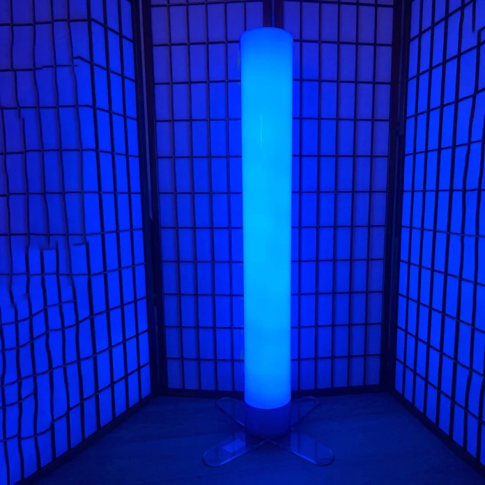 Colonne à bulles LED 120 cm - sans eau