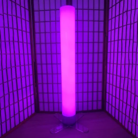 Colonne à bulles LED 120 cm - sans eau