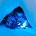 Bocal de jeu sensoriel - bleu