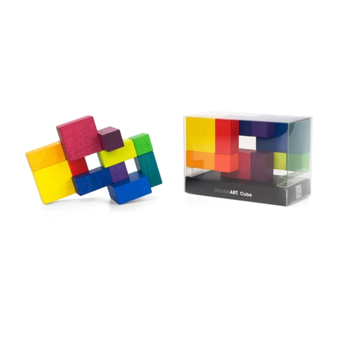 Art cube coloré