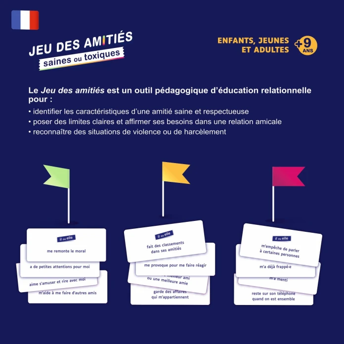 Jeu des amitiés saines ou toxiques