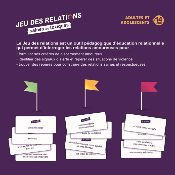 Jeu des relations saines ou toxiques