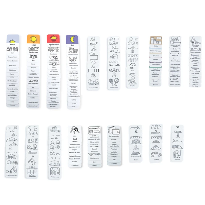 TAKK- 208 pictogrammes - Lot vie quotidienne - Style épuré