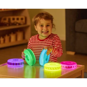 Disques sensoriels lumineux et texturés