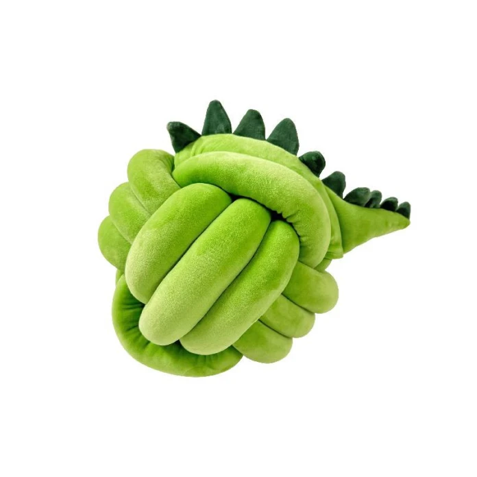 Coussin nœud crocodile
