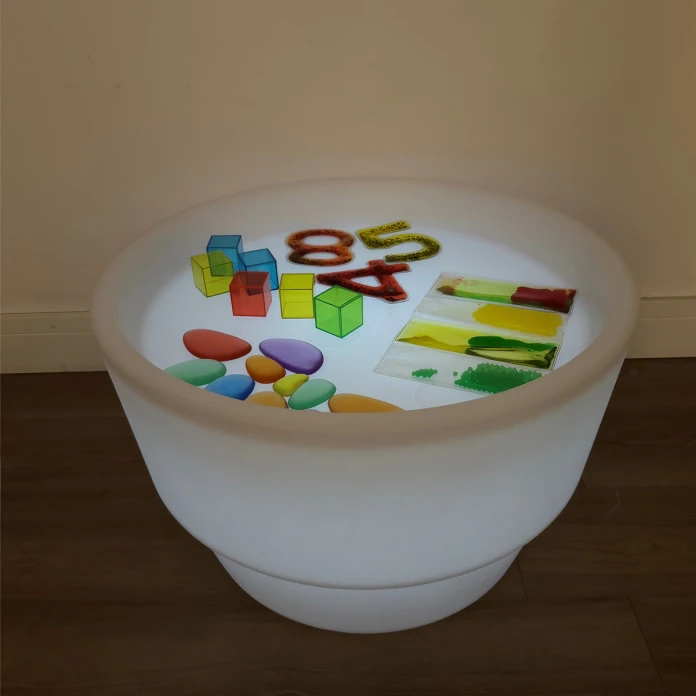 Table de découverte lumineuse sensorielle – 60 cm