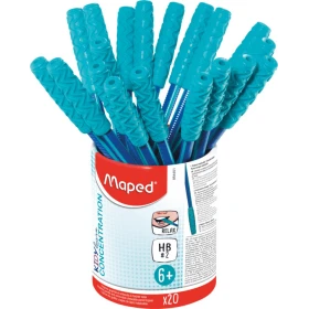 Pot de 20 crayons à papier avec embout à mâcher