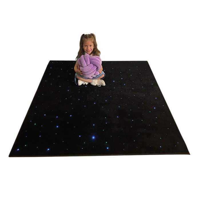 Tapis sensoriel LED - 150 x 150 cm