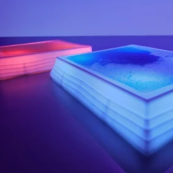 Pods LED carrés – lot de 3