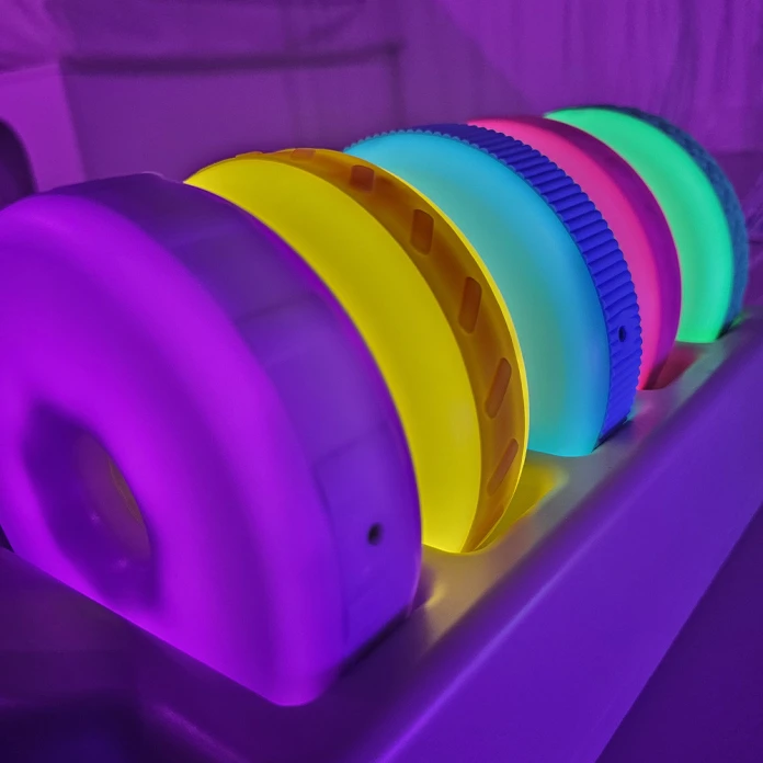 Disques sensoriels lumineux et texturés