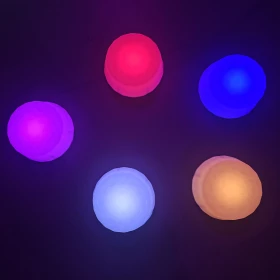 Pods d’équilibre LED ronds – lot de 5
