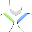 Kit colliers anti-mordillement des vêtements - Mixte