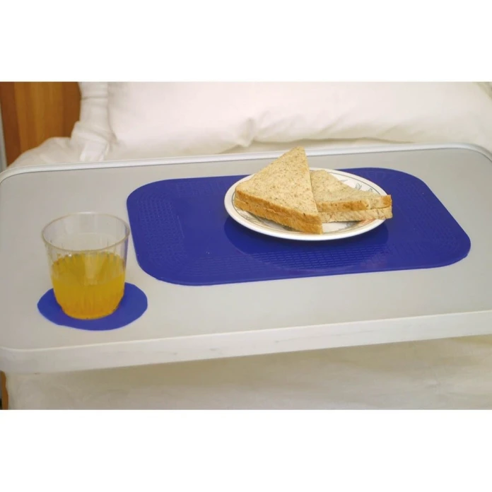 Set de table anti-glisse dycem - 35 x 25 cm - Bleu