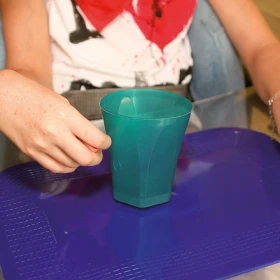 Set de table anti-glisse dycem - 35 x 25 cm - Bleu