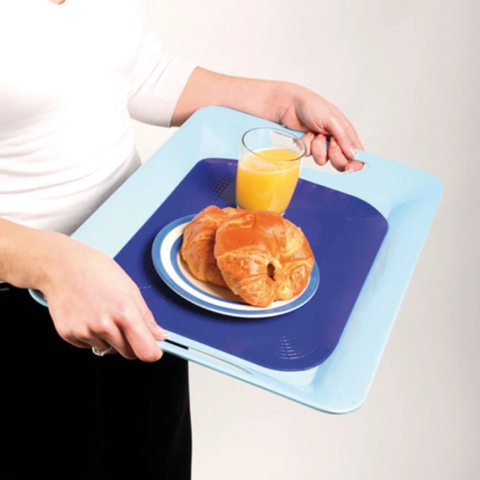 Set de table anti-glisse dycem - 25 x 18 cm - Bleu