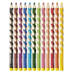 Crayons de couleur easy par 12 - Gaucher