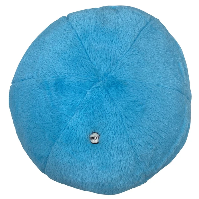 Coussin sensoriel vibrant rond - Bleu