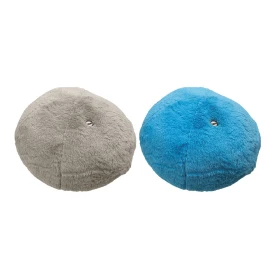 Coussin sensoriel vibrant rond - Bleu