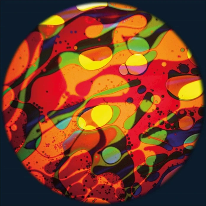 Disques liquides pour projecteurs Opti et Aura - jaune/rouge/bleu