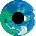 Disques liquides pour projecteurs Opti et Aura - bleu/vert