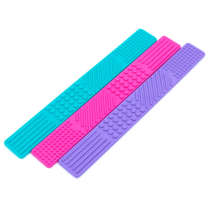 Fidget marque-pages tactiles - Rose/Lavande/Turquoise