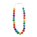 Collier princesse et le pois arc-en-ciel