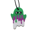 Collier fantôme effrayant - vert