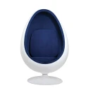 Fauteuil oeuf bleu