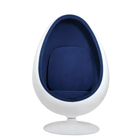 Fauteuil oeuf bleu