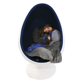 Fauteuil oeuf bleu