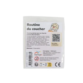 18 pictogrammes - Routine du coucher - Style kawaii