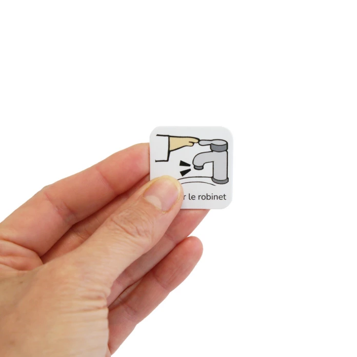 18 pictogrammes - Se laver les mains - Style épuré
