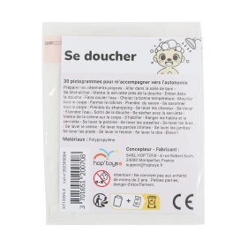 30 pictogrammes - Se doucher - Style kawaii