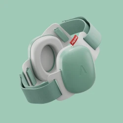 Casque antibruit bébé - vert sauge