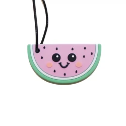 Collier pastèque - pastel
