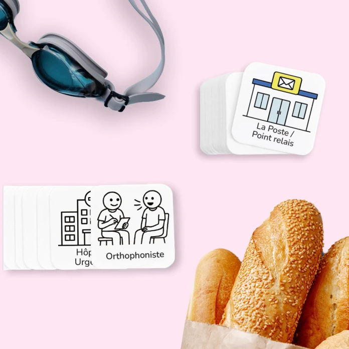 30 pictogrammes - Lieux et rendez-vous-kawaii