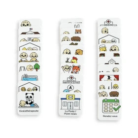30 pictogrammes - Lieux et rendez-vous-kawaii