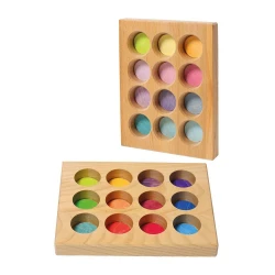 Plateau encastrement boules - pastel